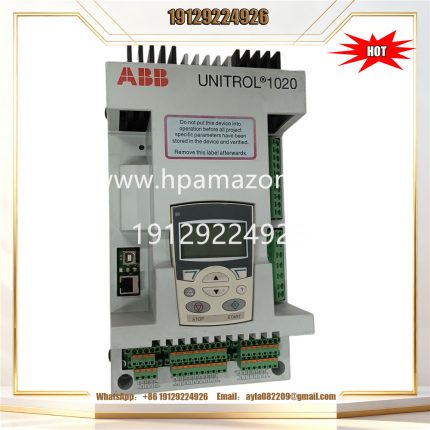 ABB UNITROL1020 UNS0119A-Z,V1 3BHE030579R0007 Digital Excitation Controller for Synchronous Generators